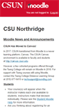 Mobile Screenshot of moodle.csun.edu