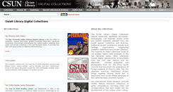 Desktop Screenshot of digital-library.csun.edu